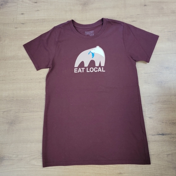 Patagonia EAT LOCAL Upstream T-Shirt - Picture 2 of 7